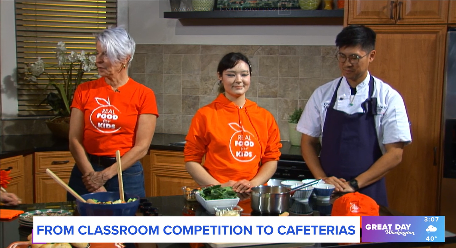 Students bring nutritious meals to schools with Real Food for Kids